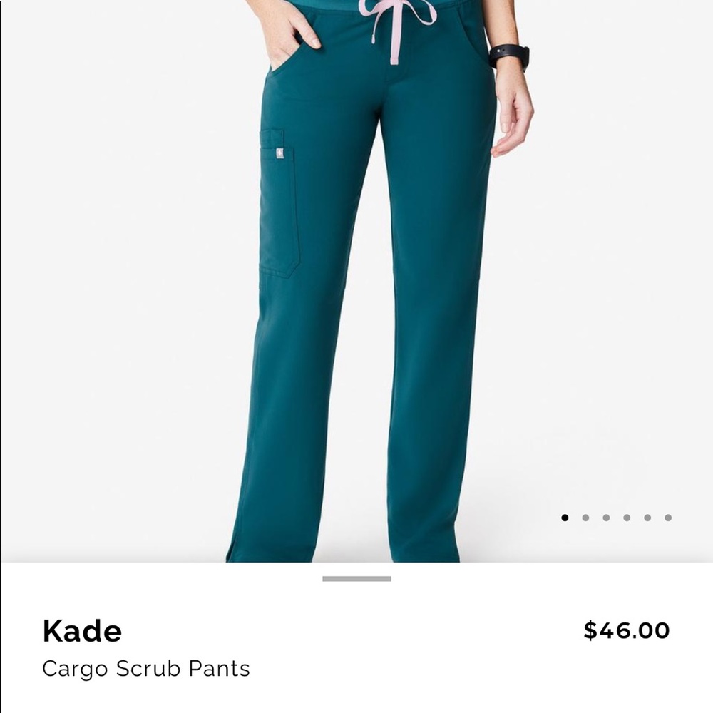 ISO- XL Tall Kade Scrub pants in Caribbean Blue.